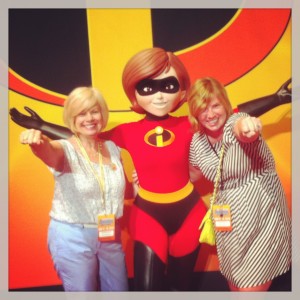 Me & my mom - at Disney World last year over Mother's Day weekend - with the most appropriate character of all from the Incredibles. 