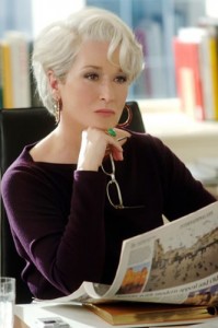 Our girl Meryl in A Devil Wears Prada is the #SorryNotSorry inspiration. That's a woman who doesn't apologize for nonsense. Photo Credit: http://silverfoxes.provocateuse.com/show/meryl_streep