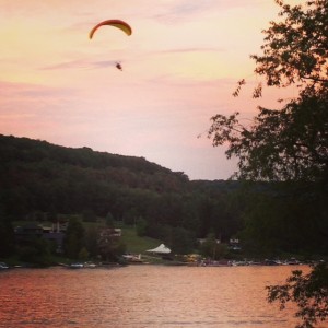 Sunset over Deep Creek Lake, Labor Day Weekend. 